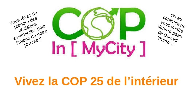 Cop In [ MyCity ] – 05/12 – Redon : EPV organise un jeu de rôle pour vivre la COP25 de l’intérieur