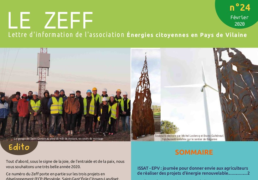 Nouveau numéro du Zeff, la lettre d’information d’EPV